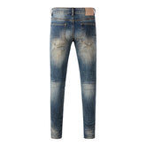 Purple Brand Jeans Pure Cotton High Street Trend #9097